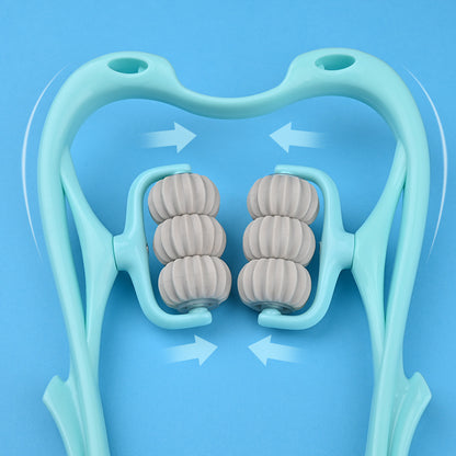Luxury 6-Roller Neck & Body Massager – Deep Tissue Manual Therapy